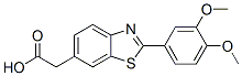 2-(3,4-Dimethoxyphenyl)-6-benzothiazoleacetic acid CAS#: 36782-53-3