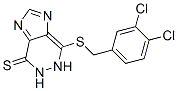 2-[(3,4-dichlorophenyl)methylsulfanyl]-3,4,7,9-tetrazabicyclo[4.3.0]no na-1,6,8-triene-5-thione CAS#: 3438-86-6