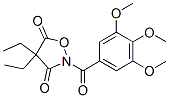 2-(3,4,5-trimethoxybenzoyl)-4,4-diethyl-3,5-isoxazolidinedione CAS#: 124756-24-7