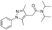 2-(3,5-dimethyl-1-phenyl-pyrazol-4-yl)-N,N-dipropan-2-yl-acetamide CAS#: 125103-57-3