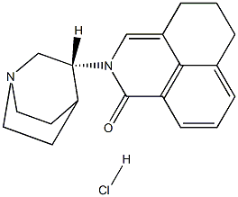 2-(3R)-1-Azabicyclo[2.2.2]oct-3-yl-2,4,5,6-tetrahydro-1H-benz[de]isoquinolin-1-one Hydrochloride CAS#: 135729-66-7