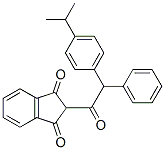 2-[(4-(1-Methylethyl)phenyl)-phenyl-acetyl]-1H-indan-1,3-dion CAS#: 122916-79-4