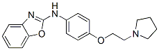 2-[4-[2-(1-Pyrrolidinyl)ethoxy]anilino]benzoxazole CAS#: 38519-21-0