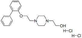 2-[4-[2-(2-phenylphenoxy)ethyl]piperazin-1-yl]ethanol dihydrochloride CAS#: 125849-24-3