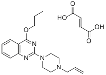 2-(4-(2-Propenyl)-1-piperazinyl)-4-propoxyquinazoline (E)-2-butenedioa te (1:1) CAS#: 129664-00-2