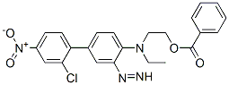 2-[[4-(2-chloro-4-nitro-phenyl)diazenylphenyl]-ethyl-amino]ethyl benzoate CAS#: 43042-08-6