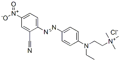 [2-[[4-[(2-cyano-4-nitrophenyl)azo]phenyl]ethylamino]ethyl]trimethylammonium chloride CAS#: 37672-77-8