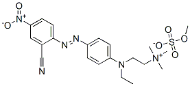 [2-[[4-[(2-cyano-4-nitrophenyl)azo]phenyl]ethylamino]ethyl]trimethylammonium methyl sulphate CAS#: 37216-10-7