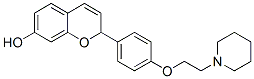 2-(4-(2-piperidinoethoxy)phenyl)-7-hydroxy-2H-1-benzopyran CAS#: 130064-33-4