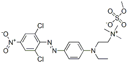 [2-[[4-[(2,6-dichloro-4-nitrophenyl)azo]phenyl]ethylamino]ethyl]trimethylammonium methyl sulphate CAS#: 37713-38-5