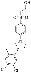 2-[[4-[3-(4,5-dichloro-2-methylphenyl)-4,5-dihydro-1H-pyrazol-1-yl]phenyl]sulphonyl]ethanol CAS#: 35441-12-4
