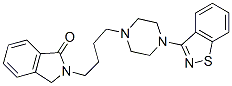 2-(4-(4-(1,2-benzisothiazol-3-yl)piperazin-1-yl)butyl)-1-isoindolinone CAS#: 155288-46-3