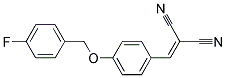 2-((4-[(4-FLUOROBENZYL)OXY]PHENYL)METHYLENE)MALONONITRILE CAS#: 301194-73-0