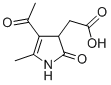 2-(4-ACETYL-2,3-DIHYDRO-5-METHYL-2-OXO-1H-PYRROL-3-YL)ACETIC ACID CAS#: 33492-33-0