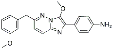 2-(4-AMINOPHENYL)-3-METHOXY-6-(3-METHOXYPHENYL)-METHYLIMIDAZO[1,2-B]PYRIDAZINE CAS#: 122479-08-7