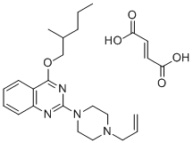 2-(4-Allyl-1-piperazinyl)-4-(2-methylpentoxy)quinazoline fumarate CAS#: 129664-18-2
