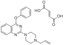 2-(4-Allyl-1-piperazinyl)-4-phenoxyquinazoline fumarate CAS#: 129112-70-5