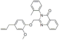 2-[(4-Allyl-2-methoxyphenoxy)methyl]-3-(o-tolyl)quinazolin-4(3H)-one CAS#: 3354-14-1