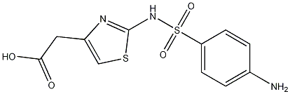 2-[[(4-Aminophenyl)sulfonyl]amino]-4-thiazoleacetic acid CAS#: 135285-81-3