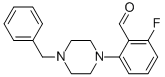 2-(4-BENZYLPIPERAZINO-1-YL)-6-FLUOROBENZALDEHYDE CAS#: 159944-64-6