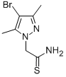 2-(4-BROMO-3,5-DIMETHYL-1H-PYRAZOL-1-YL)ETHANETHIOAMIDE CAS#: 175202-68-3