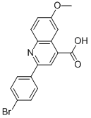 2-(4-BROMO-PHENYL)-6-METHOXY-QUINOLINE-4-CARBOXYLIC ACID CAS#: 35181-24-9