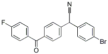 2-(4-BROMOPHENYL)-2-[4-(4-FLUOROBENZOYL)PHENYL]ACETONITRILE CAS#: 339115-52-5
