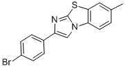 2-(4-BROMOPHENYL)-7-METHYLIMIDAZO[2,1-B][1,3]BENZOTHIAZOLE CAS#: 329716-26-9