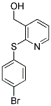 (2-[(4-BROMOPHENYL)SULFANYL]-3-PYRIDINYL)METHANOL CAS#: 338982-33-5
