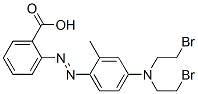 2-[[4-[Bis(2-bromoethyl)amino]-2-methylphenyl]azo]benzoic acid CAS#: 40136-81-0
