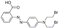 2-[[4-[Bis(2-bromoethyl)amino]phenyl]azo]benzoic acid CAS#: 40136-80-9