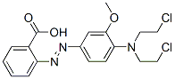 2-[[4-[Bis(2-chloroethyl)amino]-3-methoxyphenyl]azo]benzoic acid CAS#: 40136-93-4