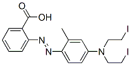 2-[[4-[Bis(2-iodoethyl)amino]-2-methylphenyl]azo]benzoic acid CAS#: 40136-89-8