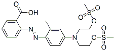 2-[[4-[Bis[2-[(methylsulfonyl)oxy]ethyl]amino]-2-methylphenyl]azo]benzoic acid CAS#: 40136-85-4