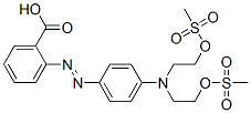 2-[[4-[Bis[2-[(methylsulfonyl)oxy]ethyl]amino]phenyl]azo]benzoic acid CAS#: 40136-84-3