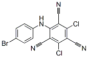 2-[(4-Bromophenyl)amino]-4,6-dichloro-1,3,5-benzenetricarbonitrile CAS#: 35727-96-9