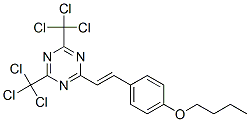 2-(4-Butoxystyryl)-4,6-bis-(trichloromethyl)-1,3,5-triazine CAS#: 139545-38-3