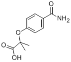 2-(4-CARBAMOYLPHENOXY)-2-METHYLPROPIONIC ACID CAS#: 121809-54-9