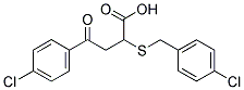 2-[(4-CHLOROBENZYL)SULFANYL]-4-(4-CHLOROPHENYL)-4-OXOBUTANOIC ACID CAS#: 301193-78-2