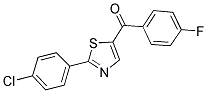[2-(4-CHLOROPHENYL)-1,3-THIAZOL-5-YL](4-FLUOROPHENYL)METHANONE CAS#: 339008-18-3