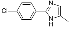 2-(4-CHLOROPHENYL)-4-METHYL-3H-IMIDAZOLE CAS#: 35345-09-6
