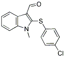 2-[(4-CHLOROPHENYL)SULFANYL]-1-METHYL-1H-INDOLE-3-CARBALDEHYDE CAS#: 338416-17-4