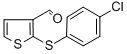 2-[(4-CHLOROPHENYL)THIO]THIOPHENE-3-CARBALDEHYDE CAS#: 306935-23-9