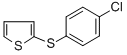 2-[(4-CHLOROPHENYL)THIO]THIOPHENE CAS#: 139120-68-6