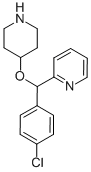 2-[(4-Chlorophenyl)(4-piperidinyloxy)methyl]pyridine CAS#: 122368-54-1