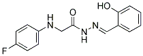 2-(4-FLUOROANILINO)-N'-[(2-HYDROXYPHENYL)METHYLENE]ACETOHYDRAZIDE CAS#: 298218-07-2