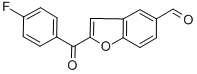 2-(4-FLUOROBENZOYL)-1-BENZOFURAN-5-CARBALDEHYDE CAS#: 300664-74-8