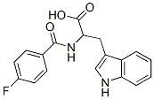 2-[(4-FLUOROBENZOYL)AMINO]-3-(1H-INDOL-3-YL)PROPANOIC ACID CAS#: 39545-02-3