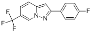 2-(4-FLUOROPHENYL)-6-(TRIFLUOROMETHYL)PYRAZOLO[1,5-A]PYRIDINE CAS#: 372122-55-9
