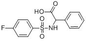 2-([(4-FLUOROPHENYL)SULFONYL]AMINO)-2-PHENYLACETIC ACID CAS#: 117309-49-6